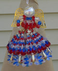 4th of July Beaded Angel