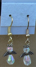 Ab Clear Angel Earrings