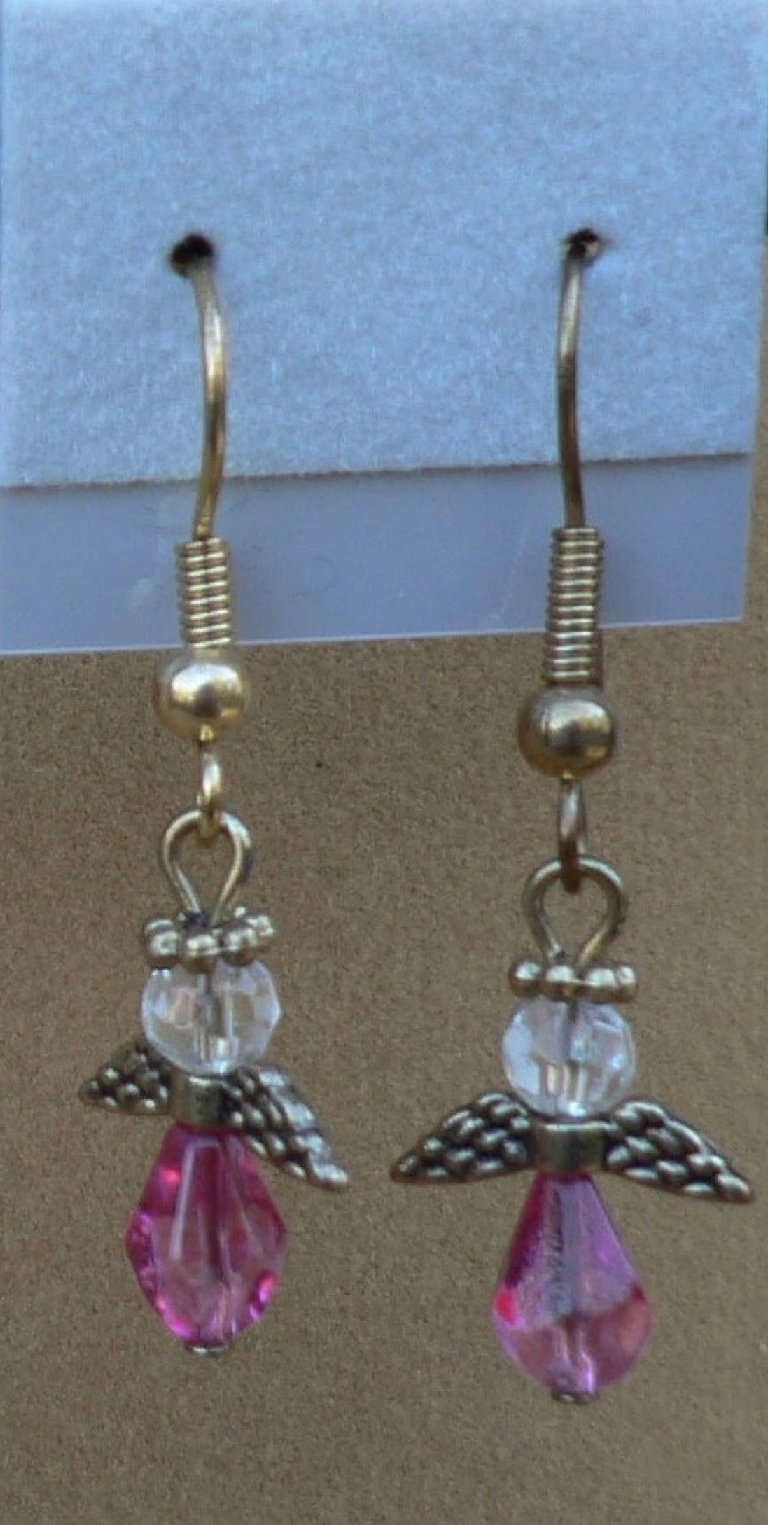Rose Angel Earrings