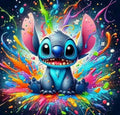 Stitch With A Splash Of Paint Behind Him Kit