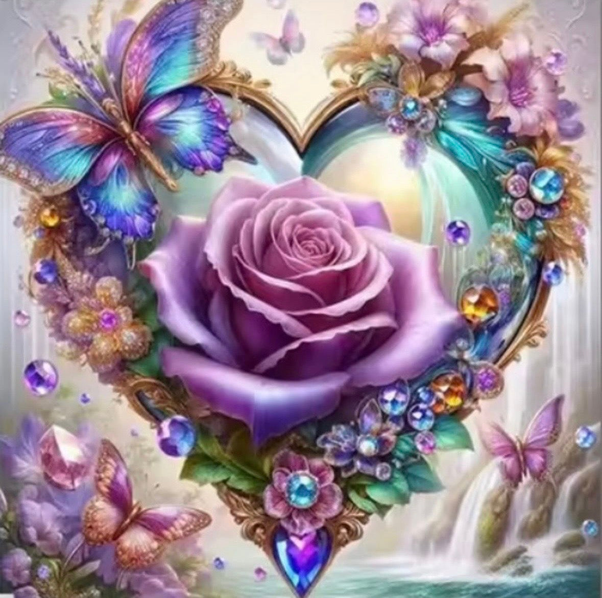 Heart With A Flower Inside Kit