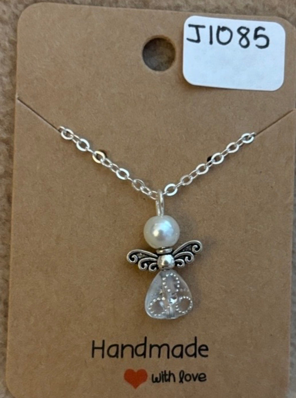 Clear Angel Necklace