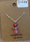Pink Angel Necklace