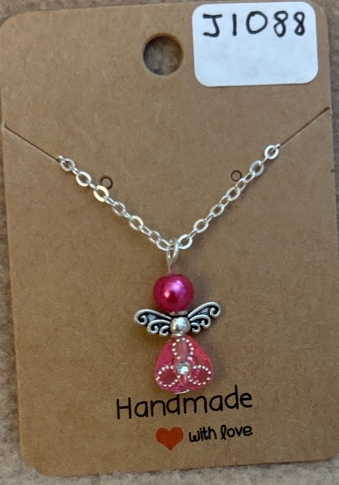 Pink Angel Necklace