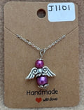 Purple Beaded Necklace