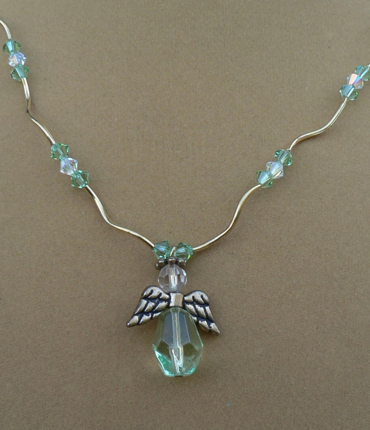 Green Angel Necklace