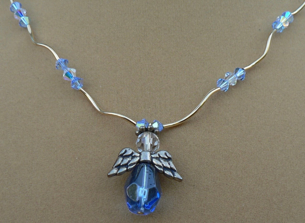Blue Angel Necklace