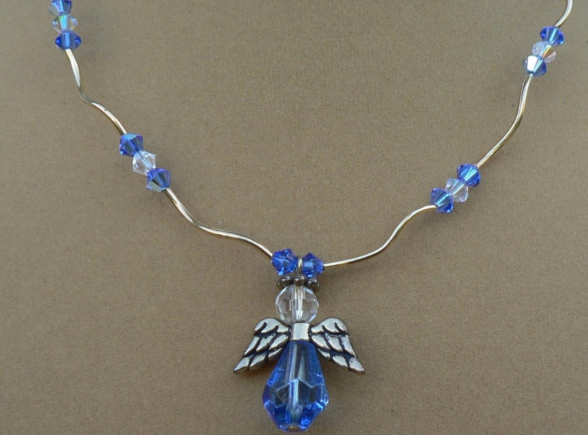 Blue Angel Necklace