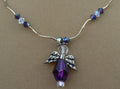 Purple Angel Necklace