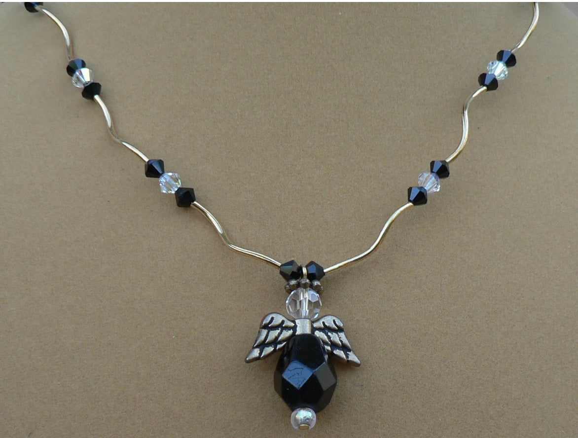 Black Angel Necklace