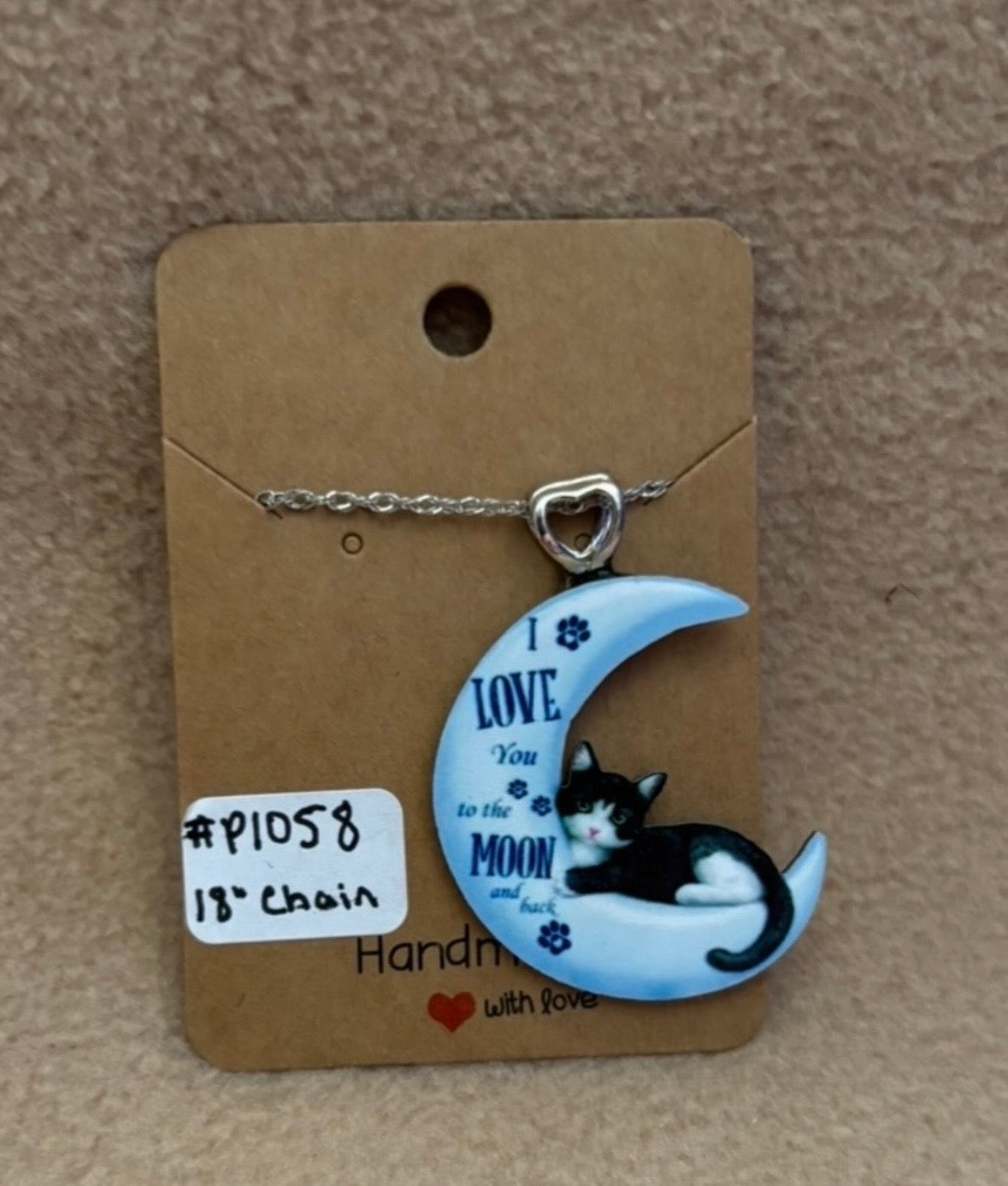 Cat On The Moon Necklace