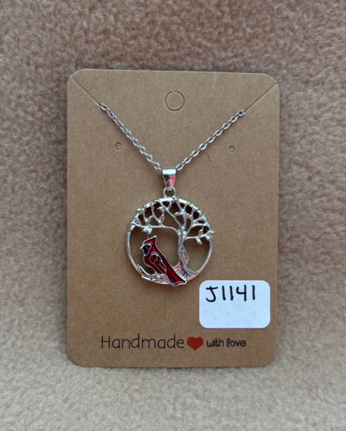 Cardinal Necklace