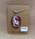 Cardinal On Branches Necklace