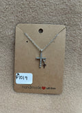 Cross With A Small Hanging Cross Necklace