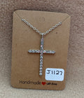 Rhinestone Cross Necklace