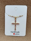 Pink Stone Cross