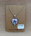 Mother Mary Heart Necklace