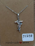 Light Blue Butterfly Necklace