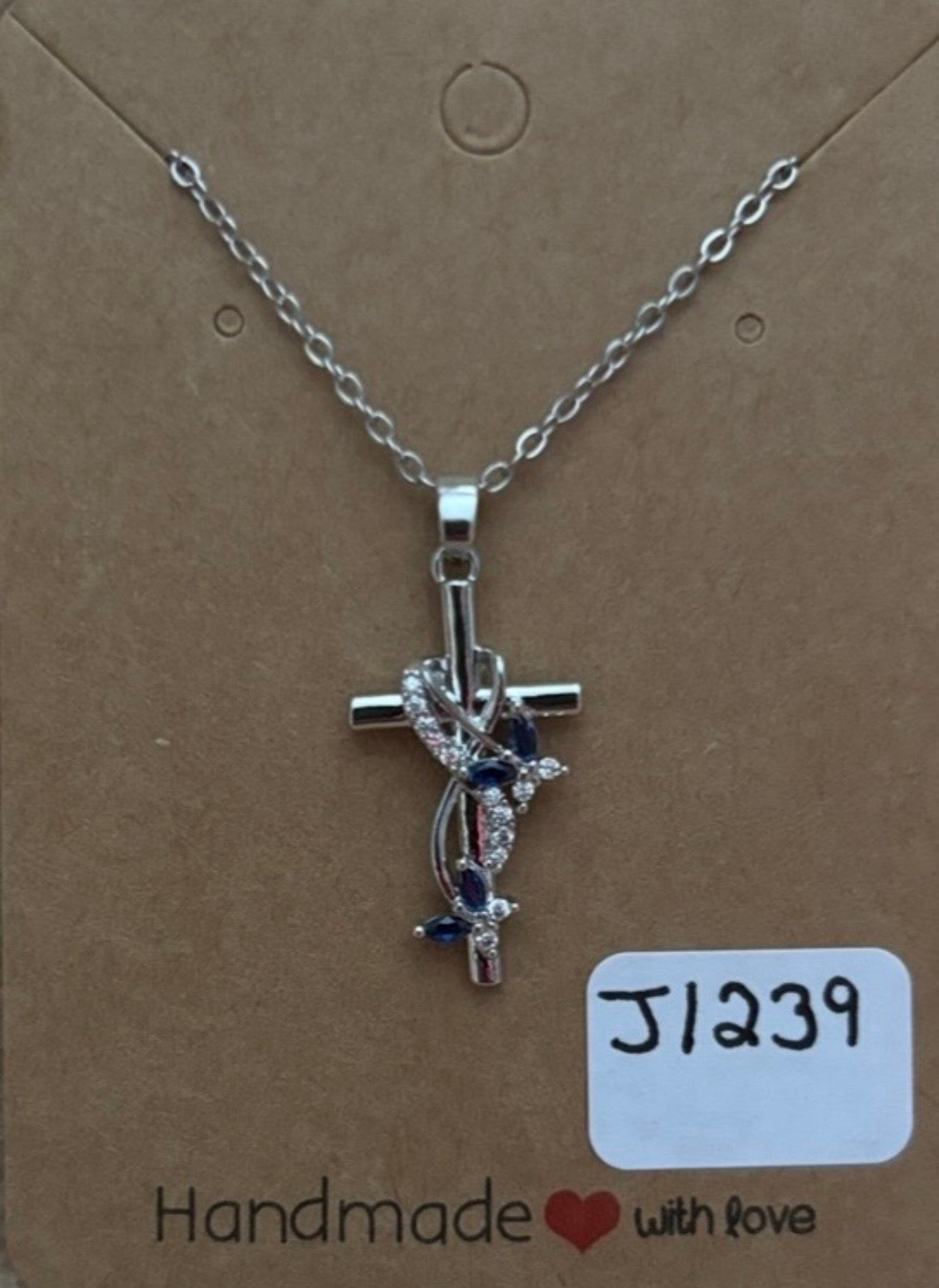 Sapphire Butterfly Necklace