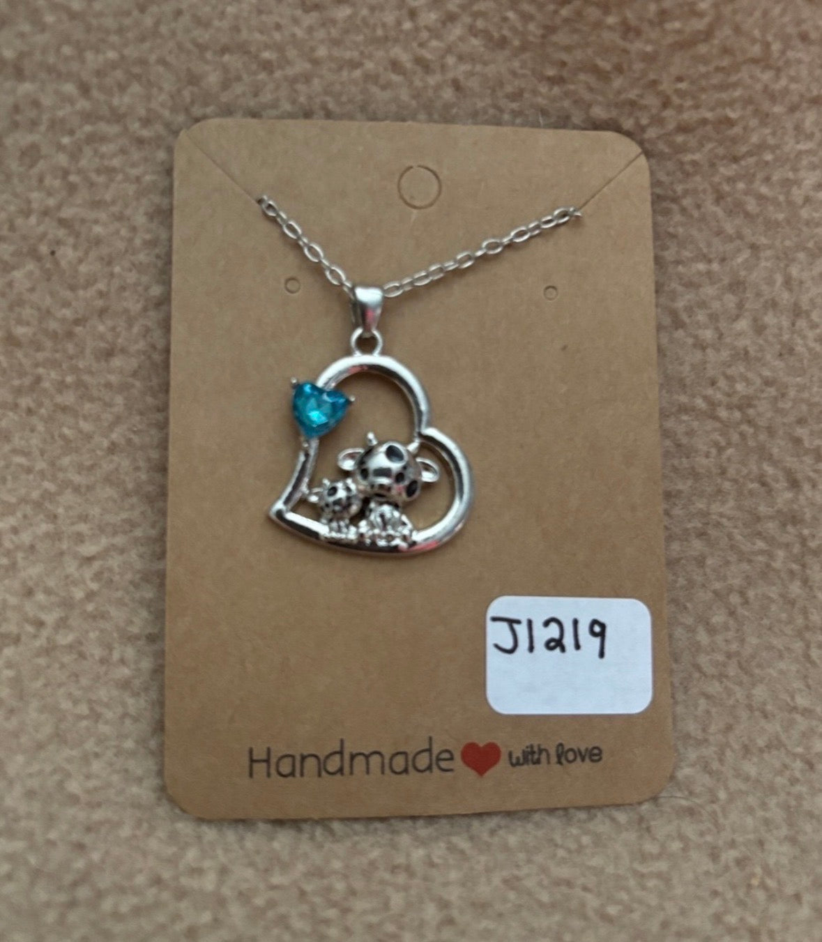 Heart Cow Necklace
