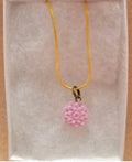 Pink Flower Necklace