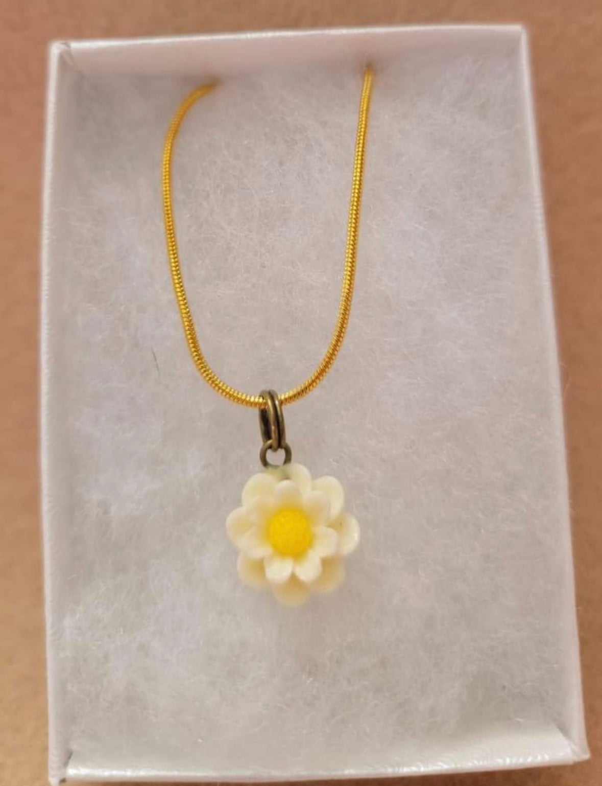 Yellow Flower Necklace