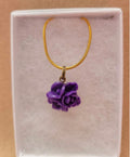 Purple Flower Necklace