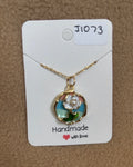 White Flower Necklace