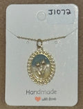 Pearl Of Flower Necklace