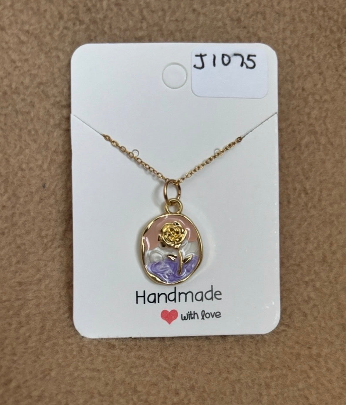 Round Flower Necklace