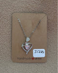Light Pink Heart Necklace