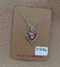 Light Purple Heart Necklace