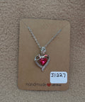Red Heart Necklace