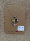 Butterfly Heart Necklace
