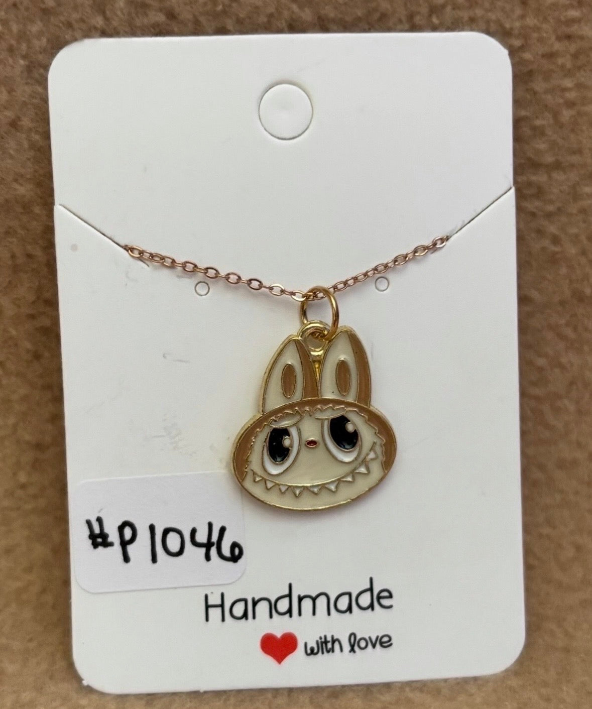 Labubu Head Necklace