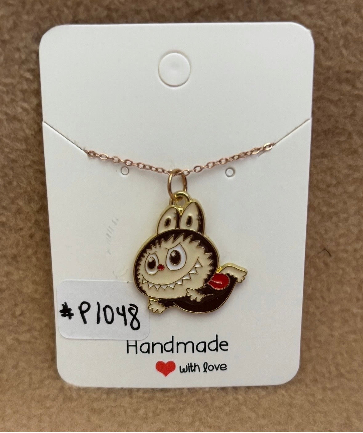 Flying Labubu Necklace