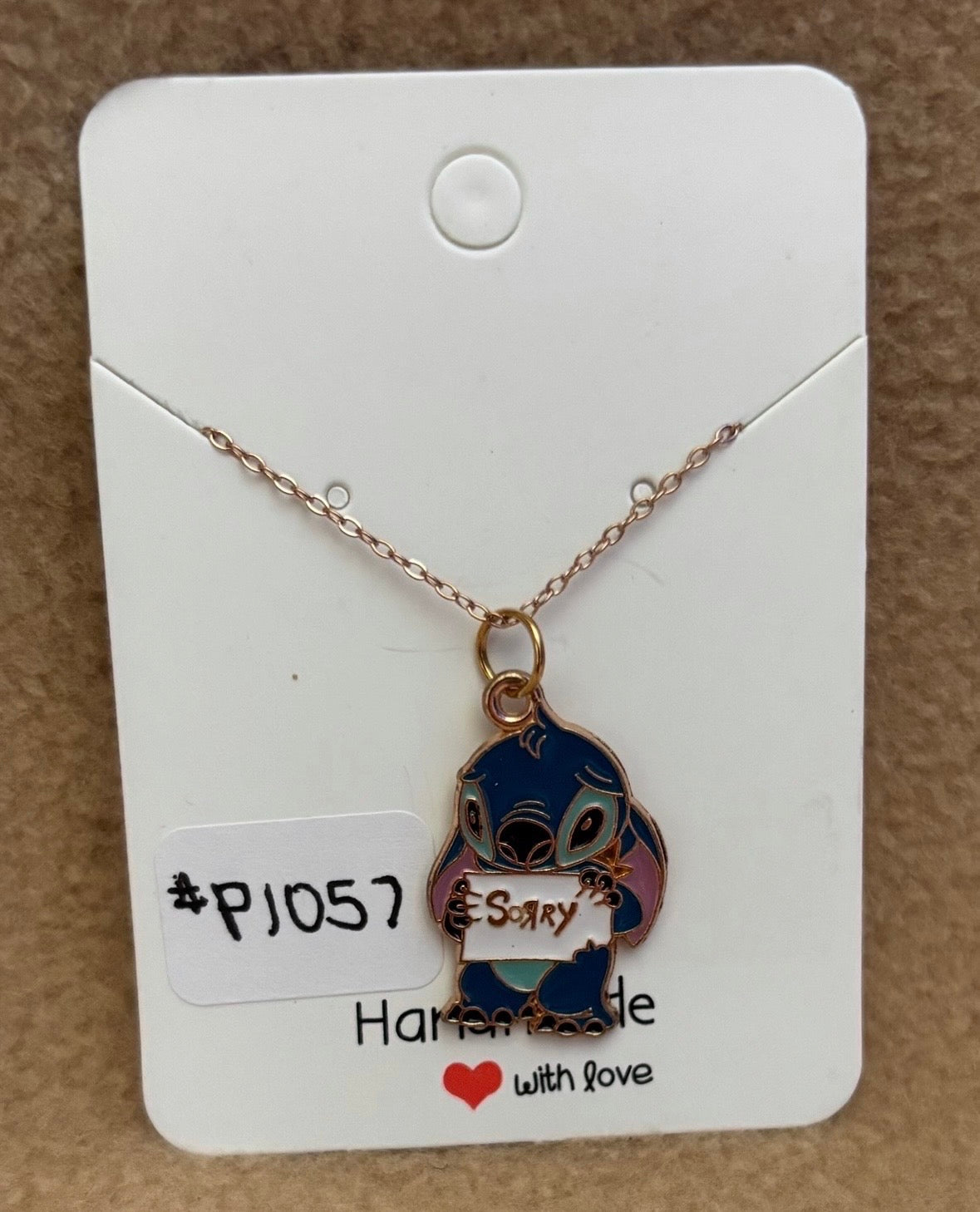 Sorry Stitch Necklace