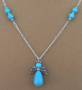 Turquoise Angel Necklace