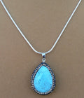 Oval Turquoise Necklace