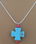 Turquoise Cross Necklace