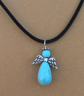 Turquoise Angel Necklace